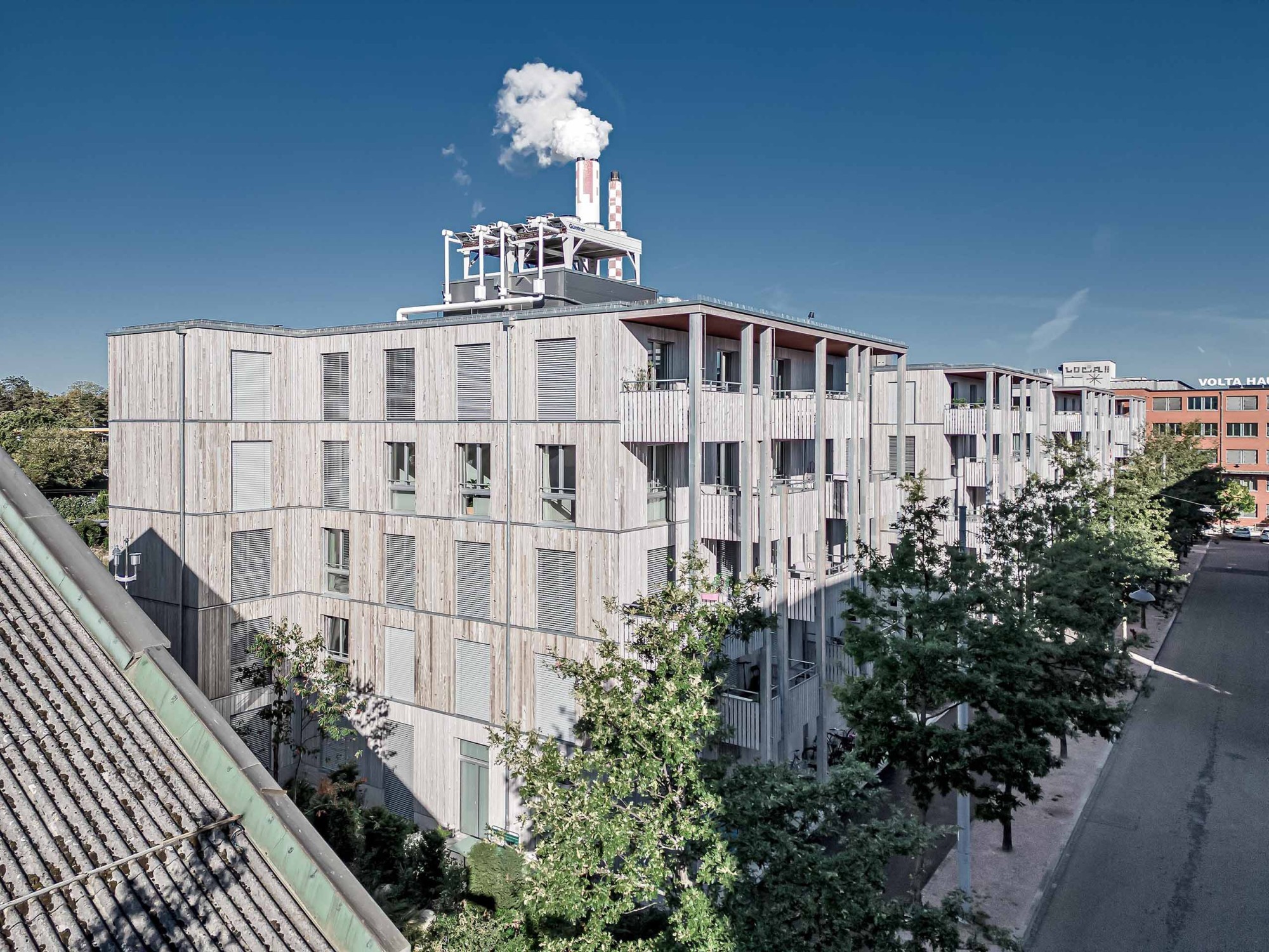 Überbauung "3Johann" in Basel.