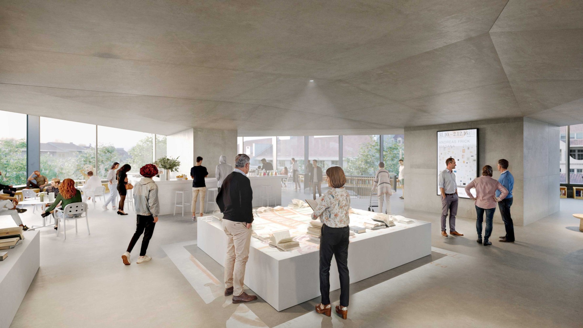 Neue Bibliothek St. Gallen Innenbereich