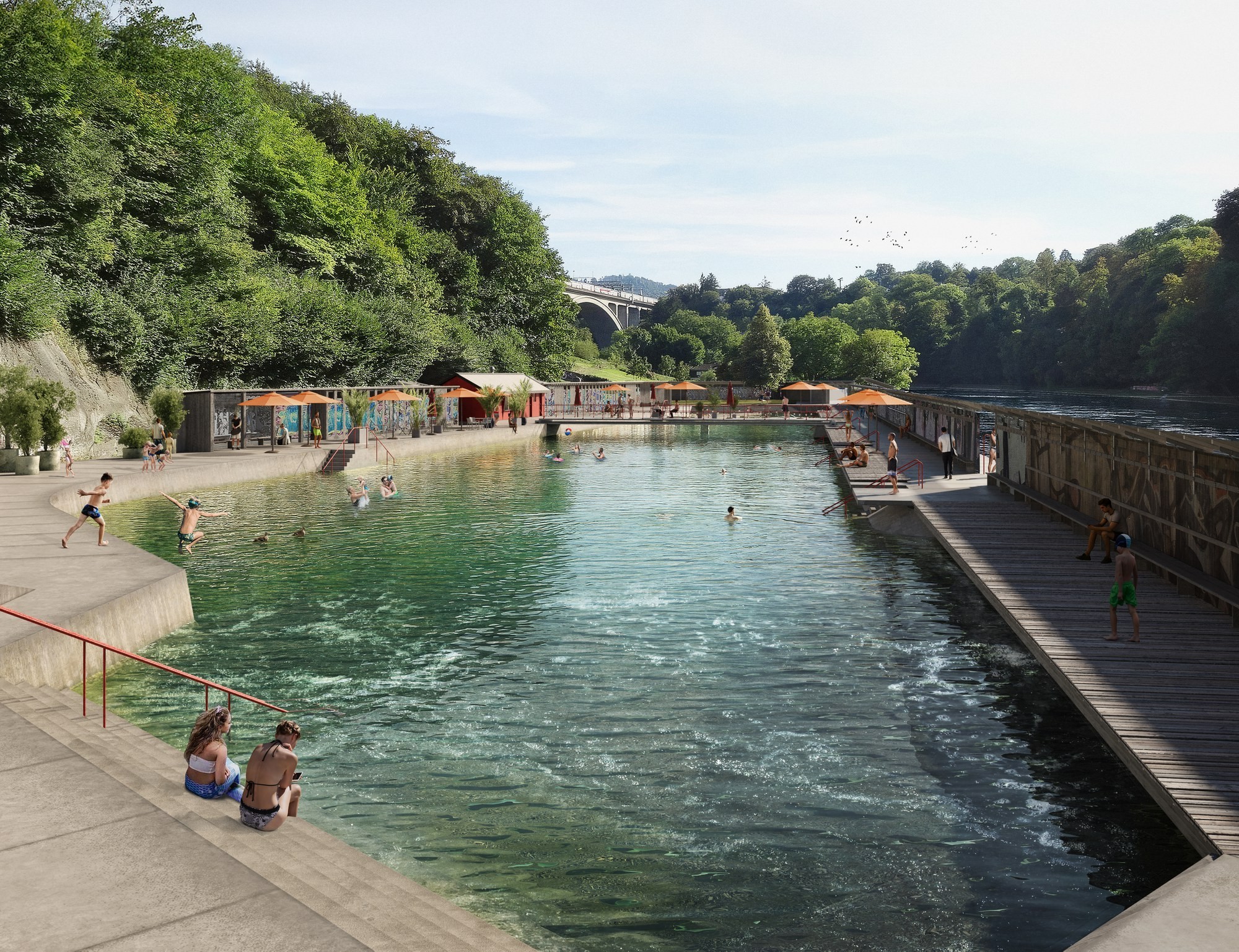 Sanierung Freibad Lorraine in Bern