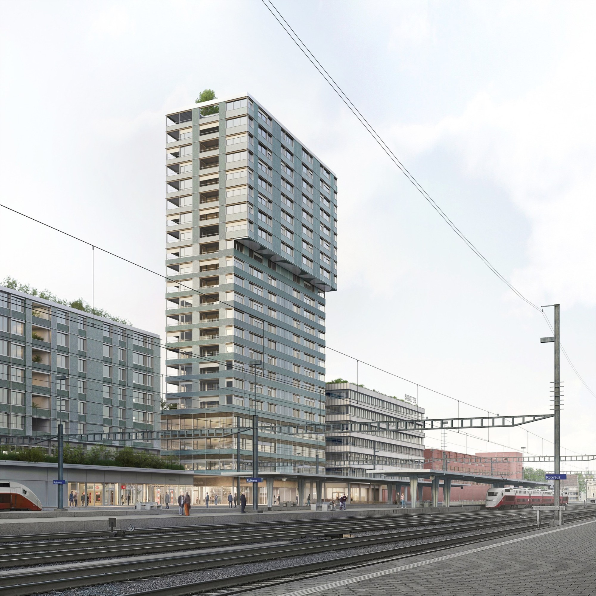 Siegerprojekte Bahnhof Süd Rotkreuz SBB