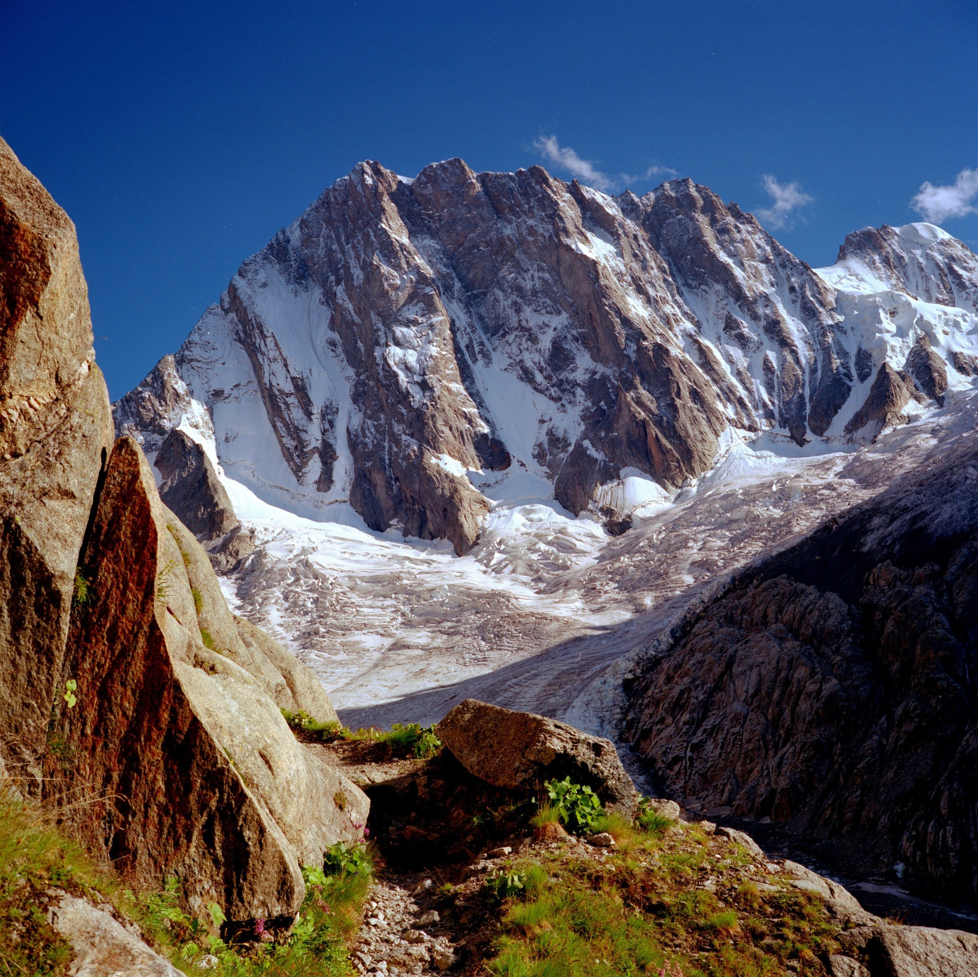 Grandes Jorasses vom Norden her gesehen