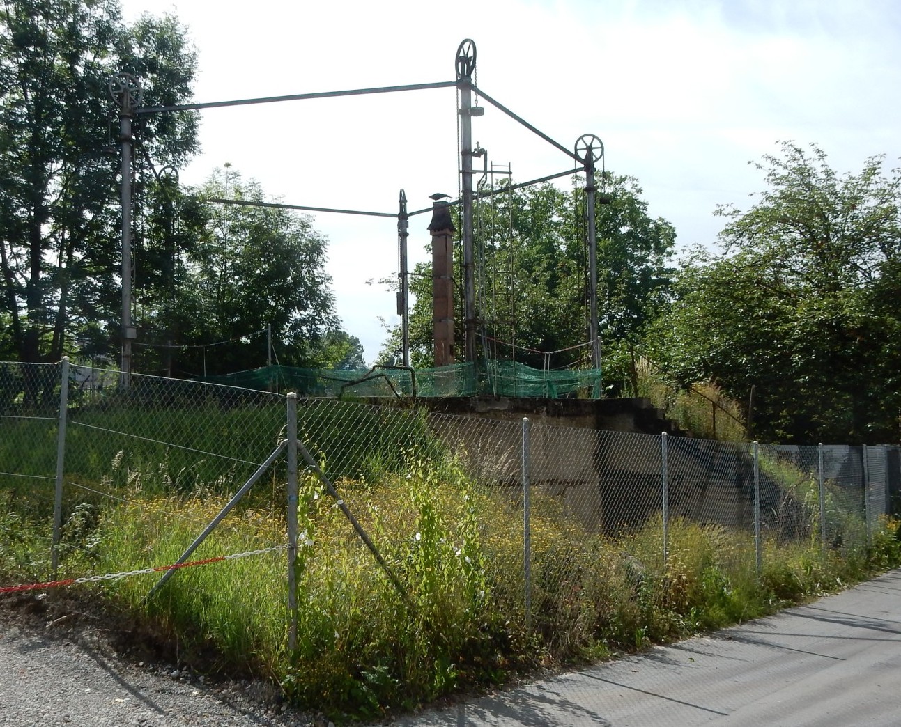 Gasometer in Cham ZG vor der Sanierung