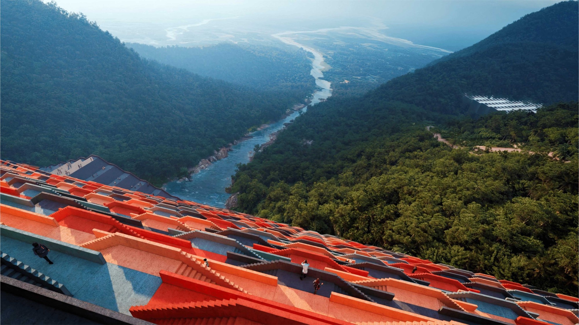 Sankosh-Tempel-Damm Gelephu Mindfulness City