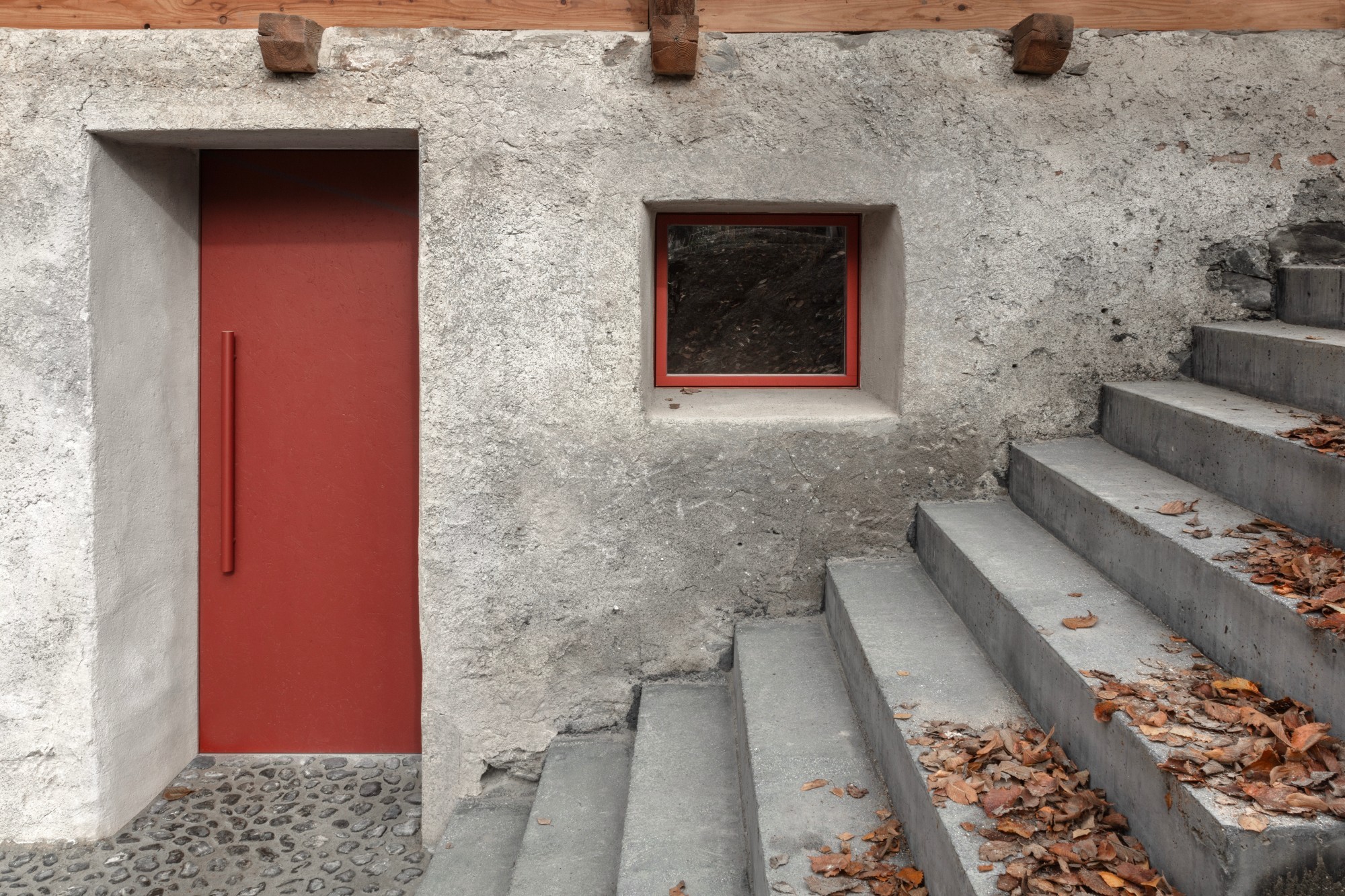Umgebauter Hühnerstall in Brixen (I), Treppe