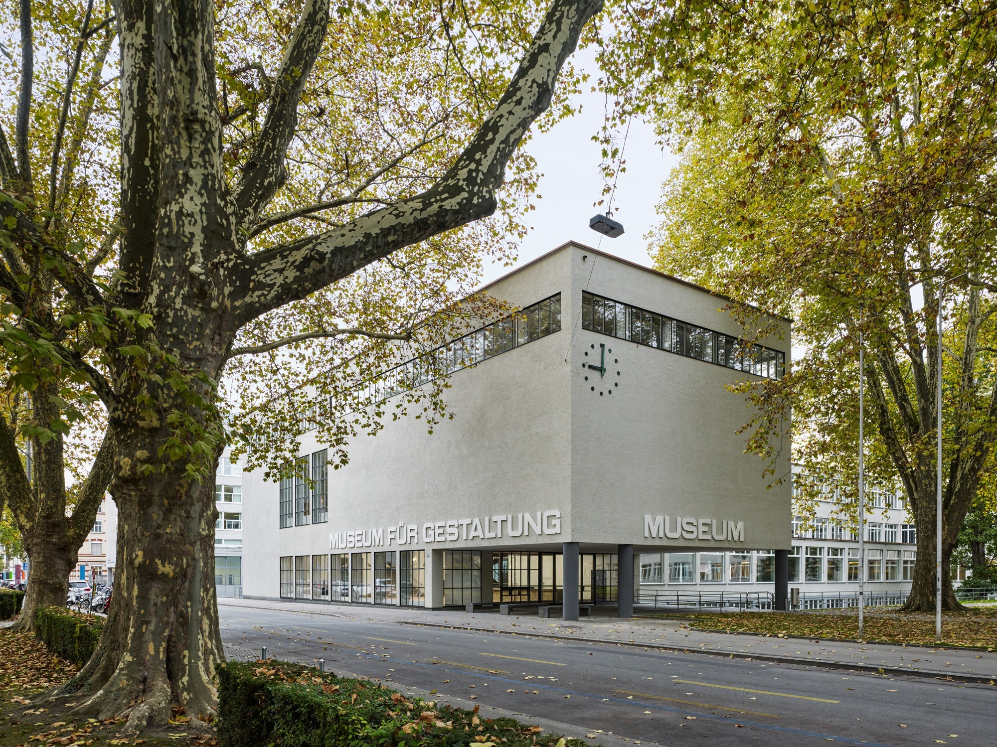 Museum für Gestaltung an der Ausstellungsstrasse in Zürich