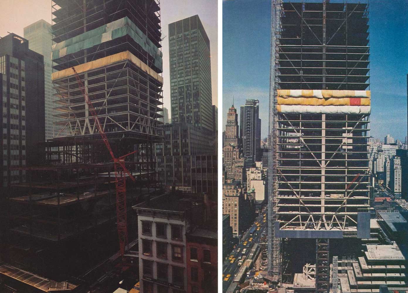 Citicorp Center im Bau um 1976