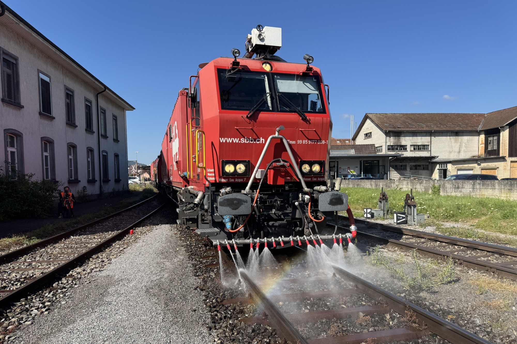 Lösch- und Rettungszug der SBB in Olten