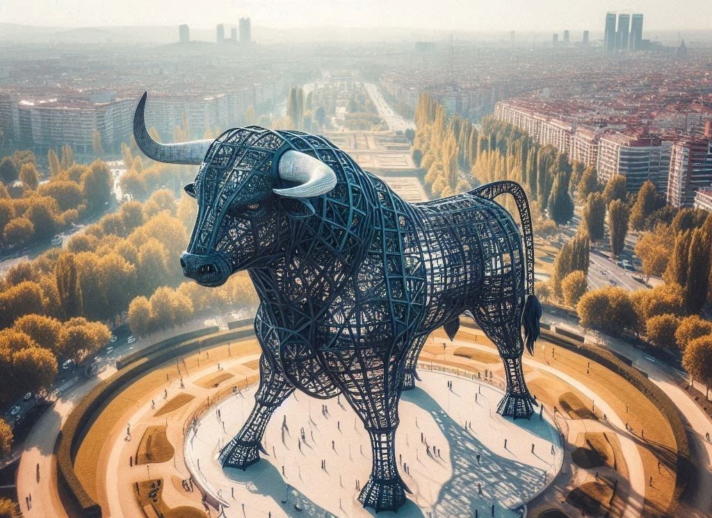El Toro de España Stier-Statue Spanien