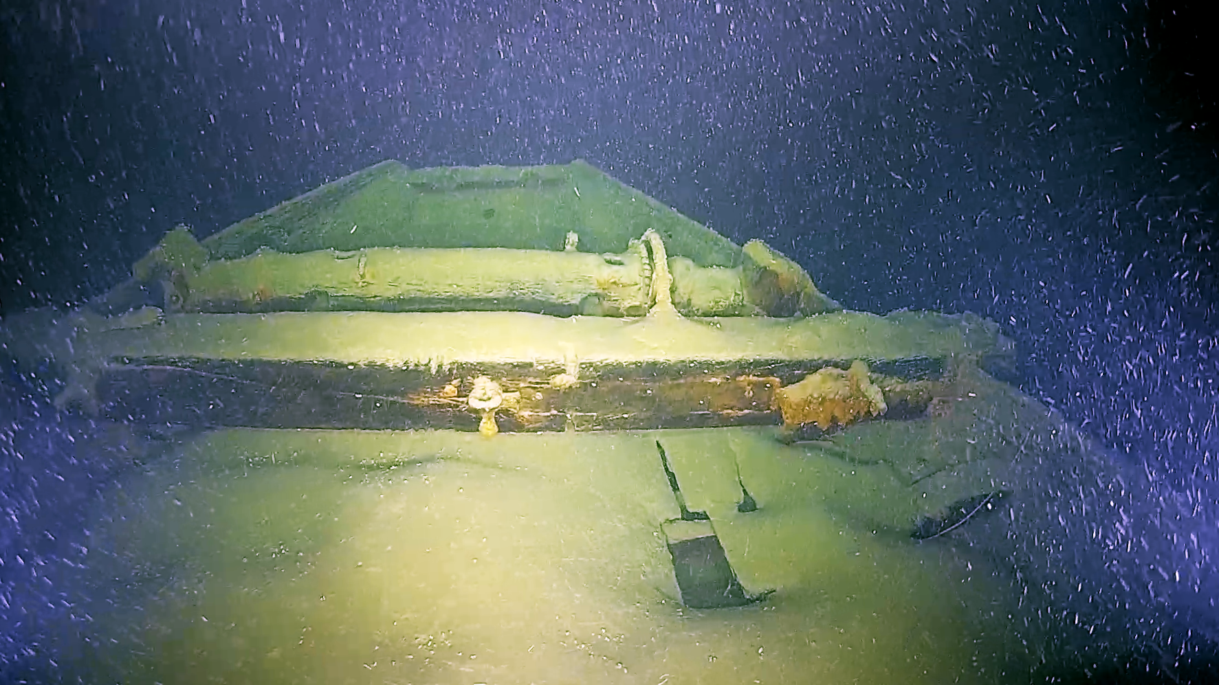 Deck Lastsegelschiff im Bodensee