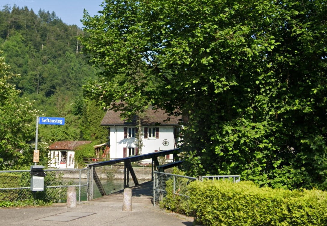Blick auf den Selftausteg