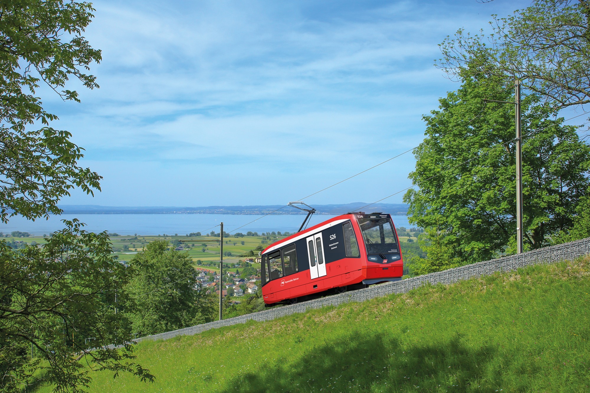 Vollautomatische Bahn Linie Rheineck–Walzenhausen Aussenansicht