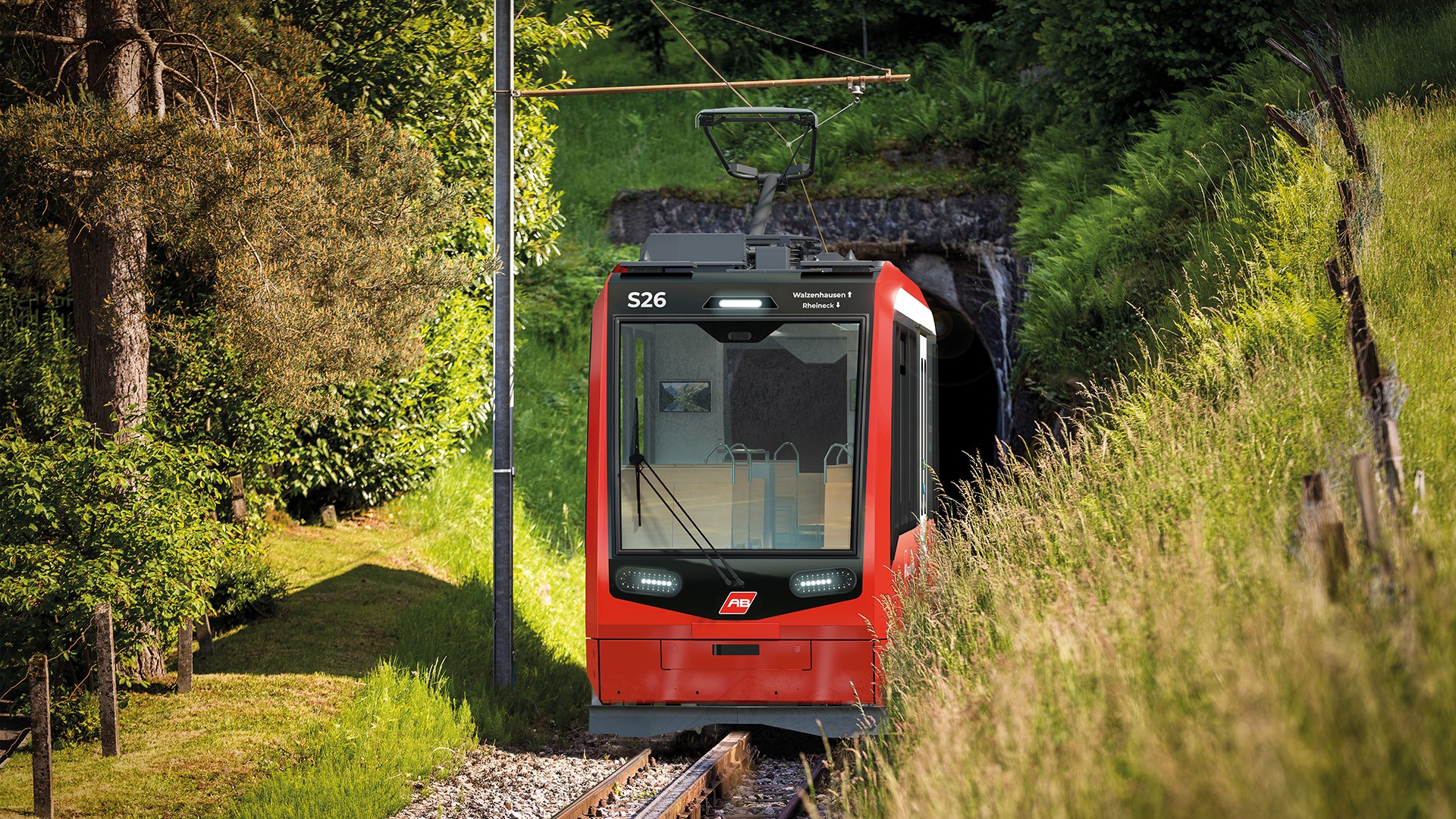 Vollautomatische Bahn Linie Rheineck–Walzenhausen Aussenansicht
