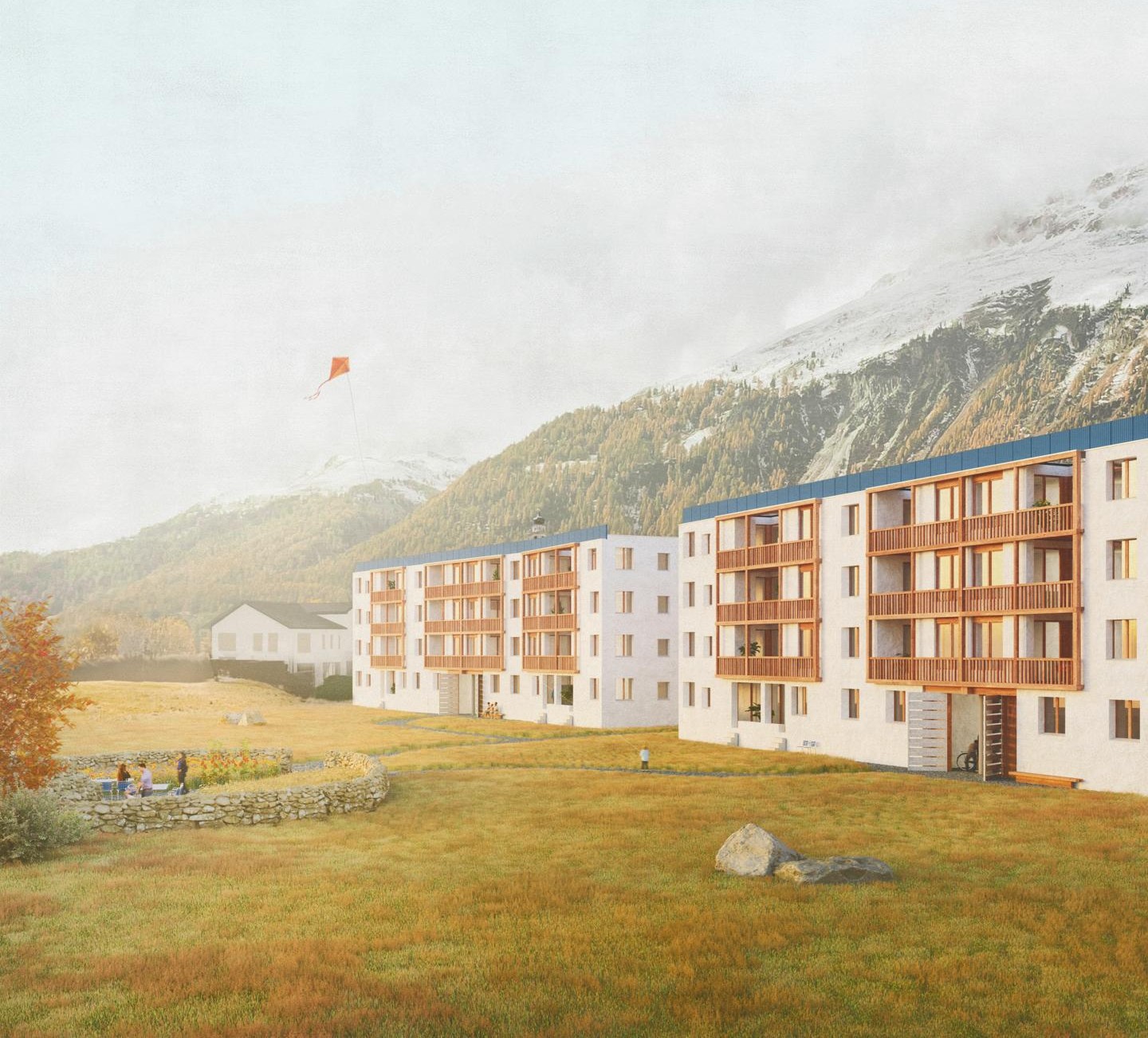 Wohnsiedlung Promulins in Samedan