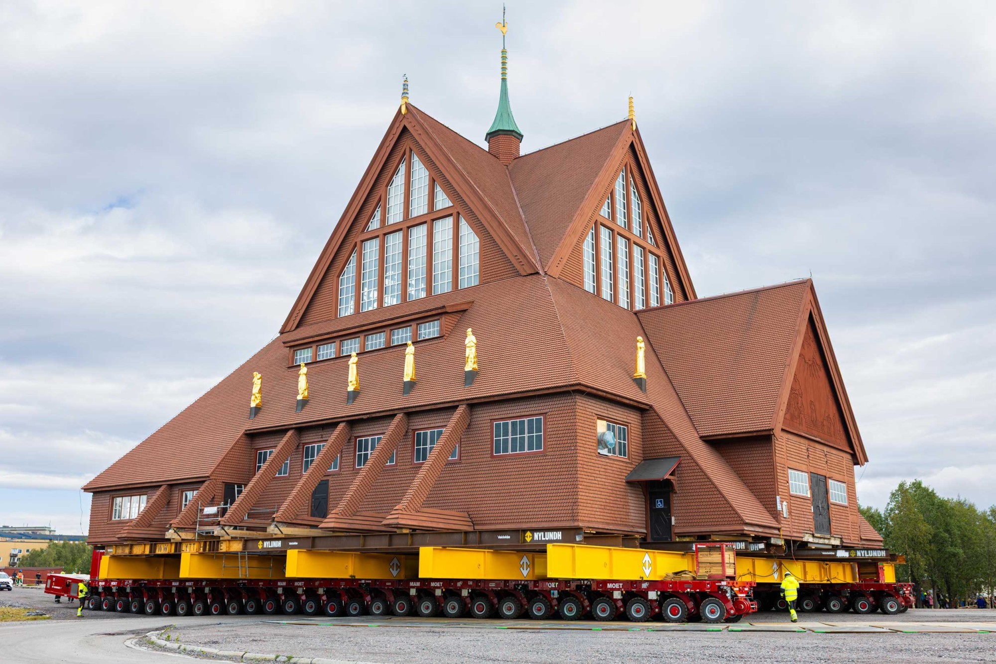 Umzug der Kirche von Kiruna