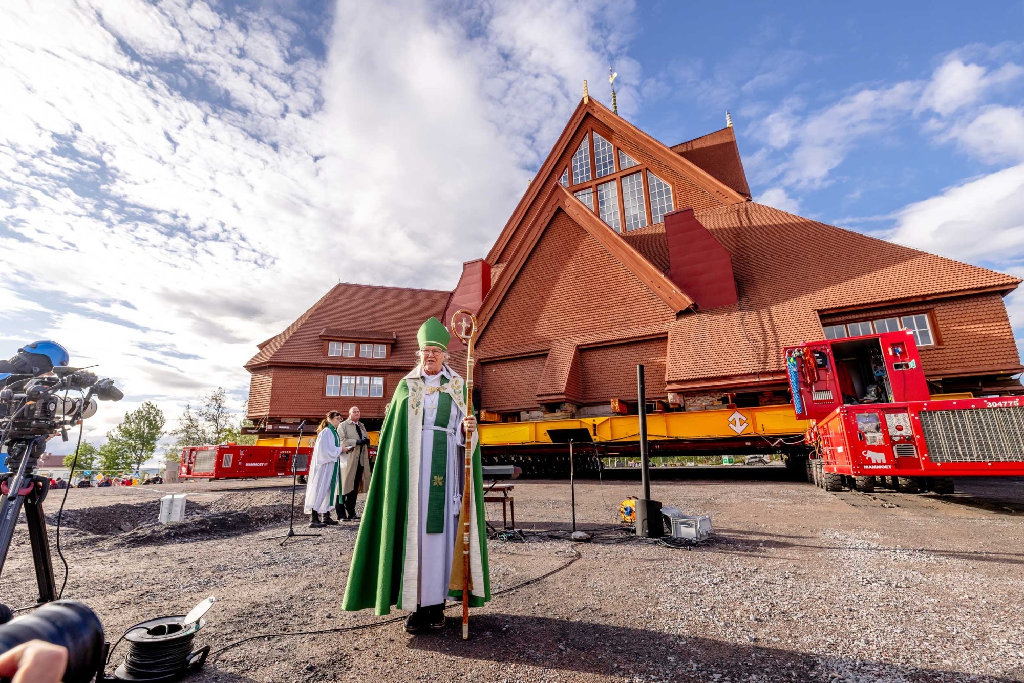 Umzug der Kirche von Kiruna