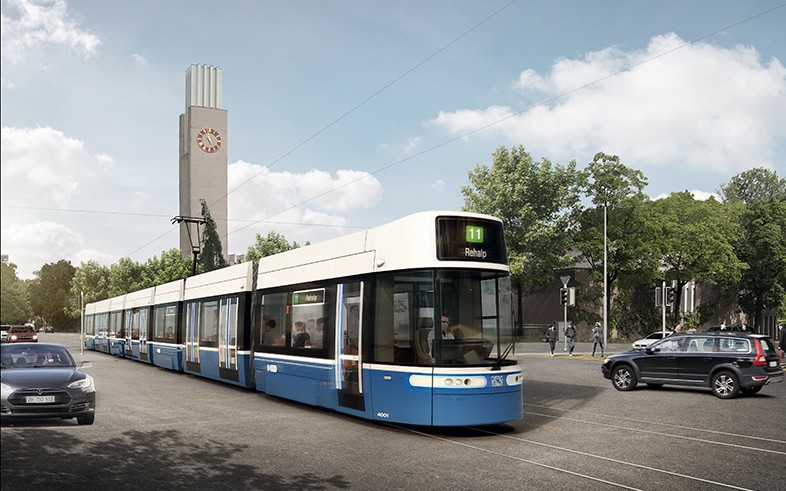 Visualisierung des Tramprojekts in Zürich-Affoltern