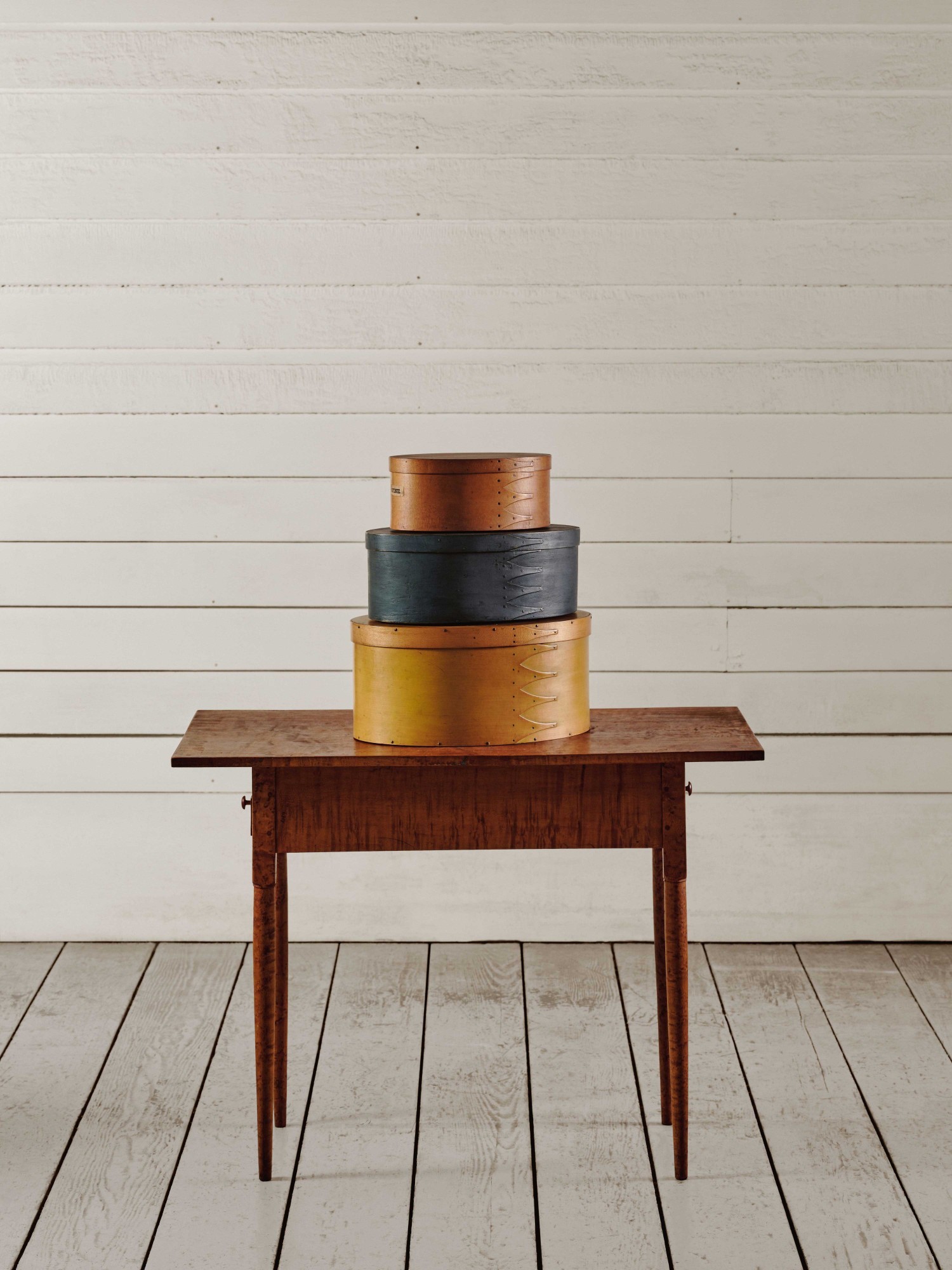 Shaker-Ausstellung im Vitra Design Museum, Spanschachteln