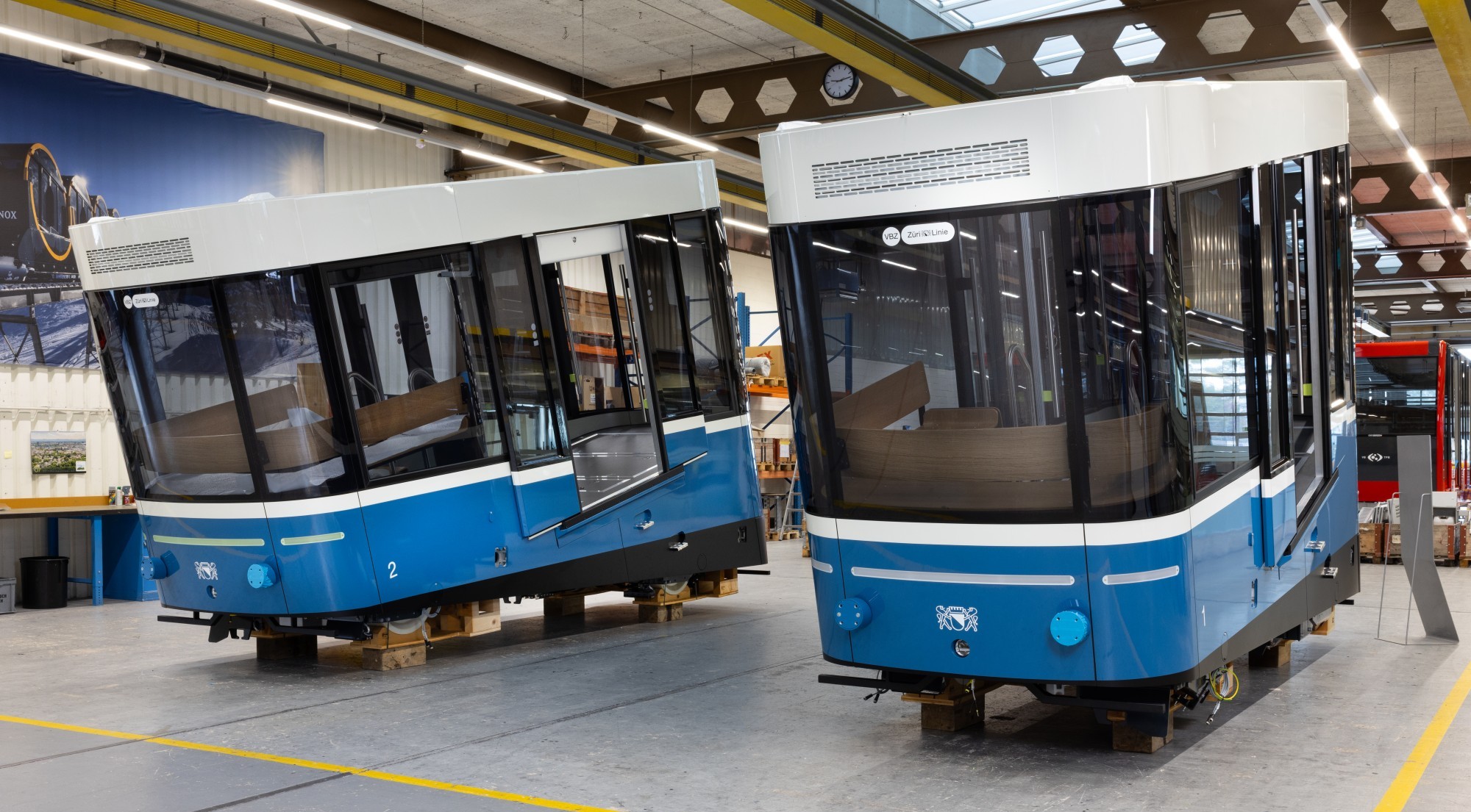 Neue Kabinen der Seilbahn Rigiblick.