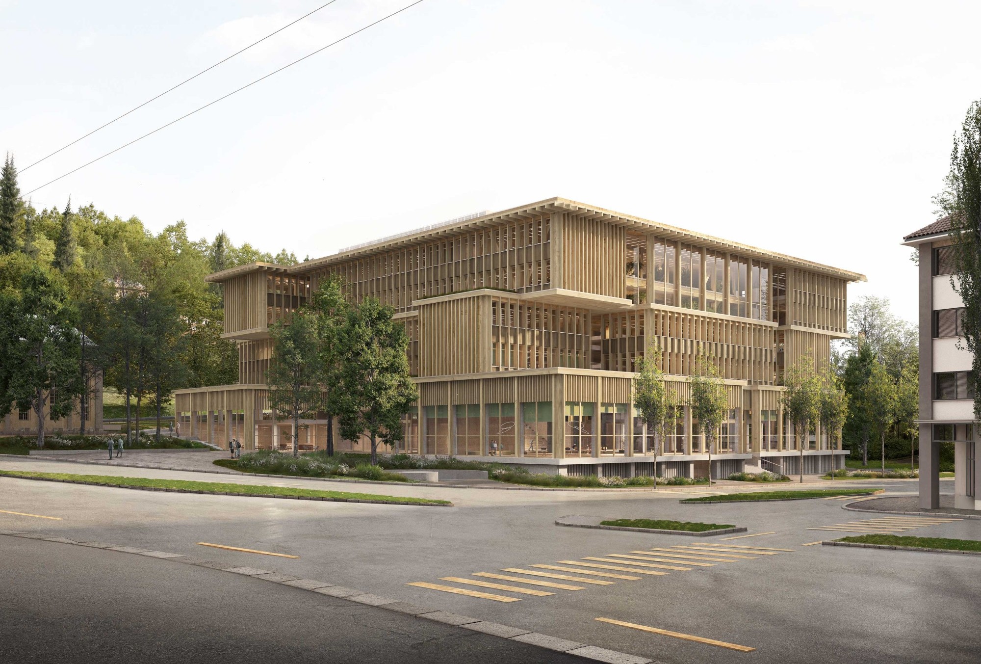 Siegerprojekt Neubau HSG Campus Platztor