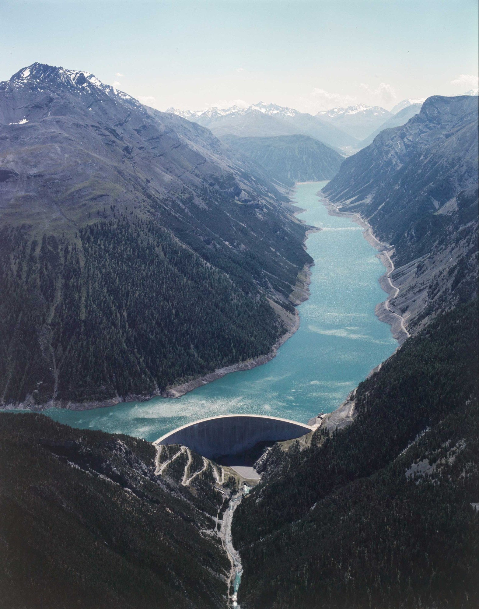 Staumauer Punt dal Gall, Lago di Livigno, 1976