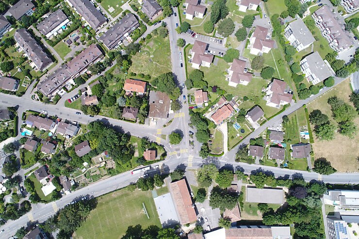 Geyisried-Quartier von oben.