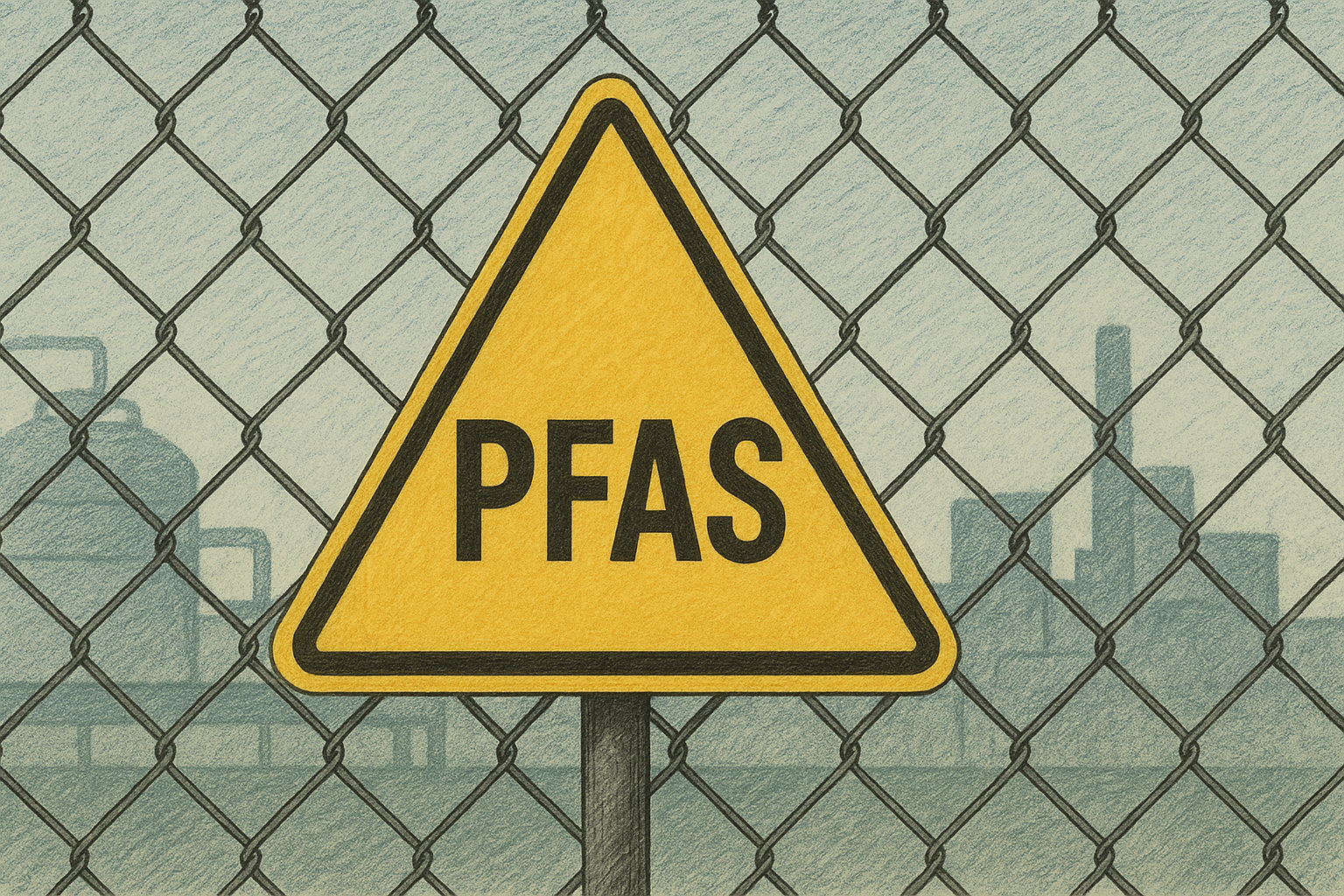PFAS-Warnschild