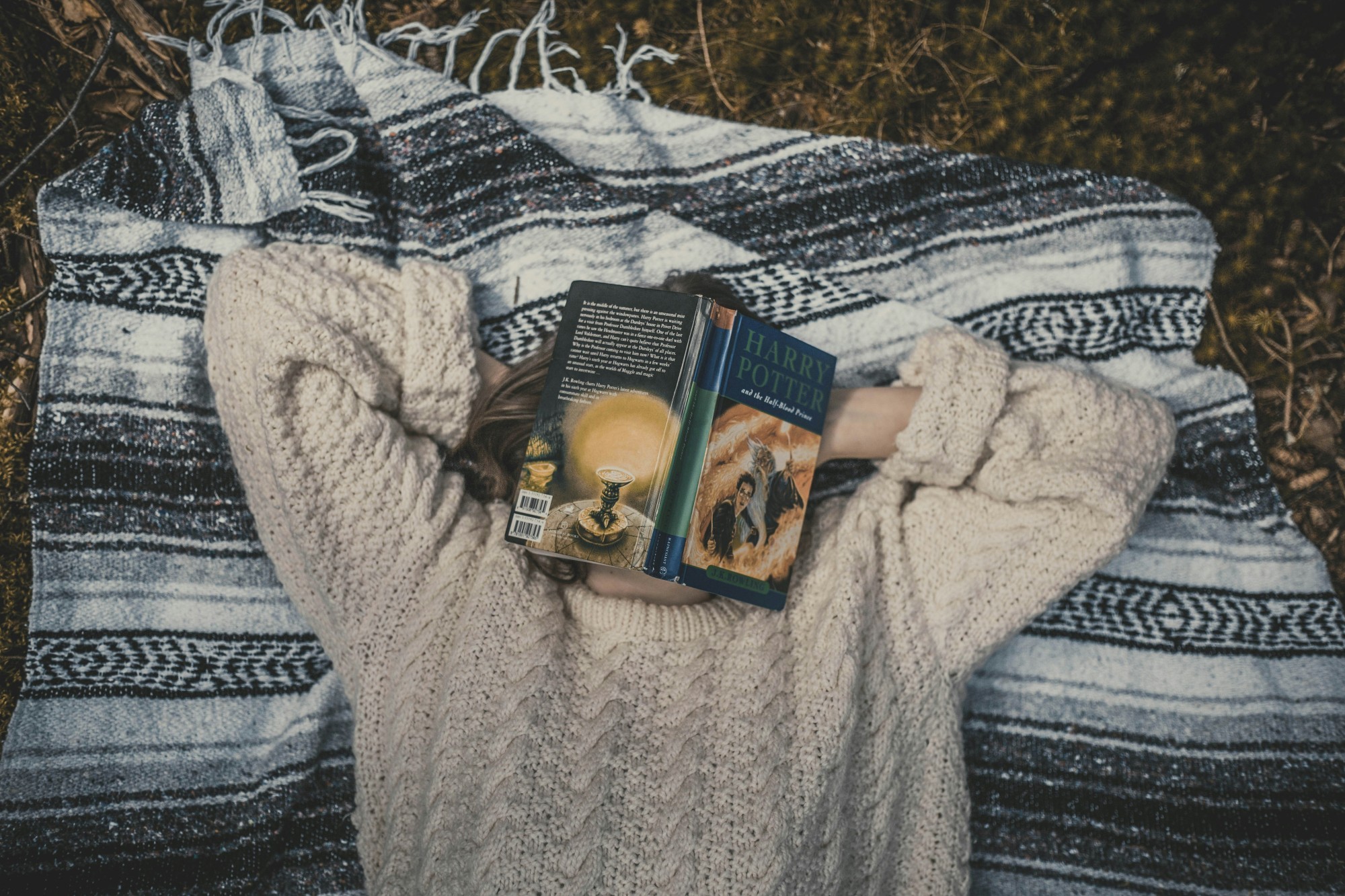 Beim Lesen eingeschlafen.