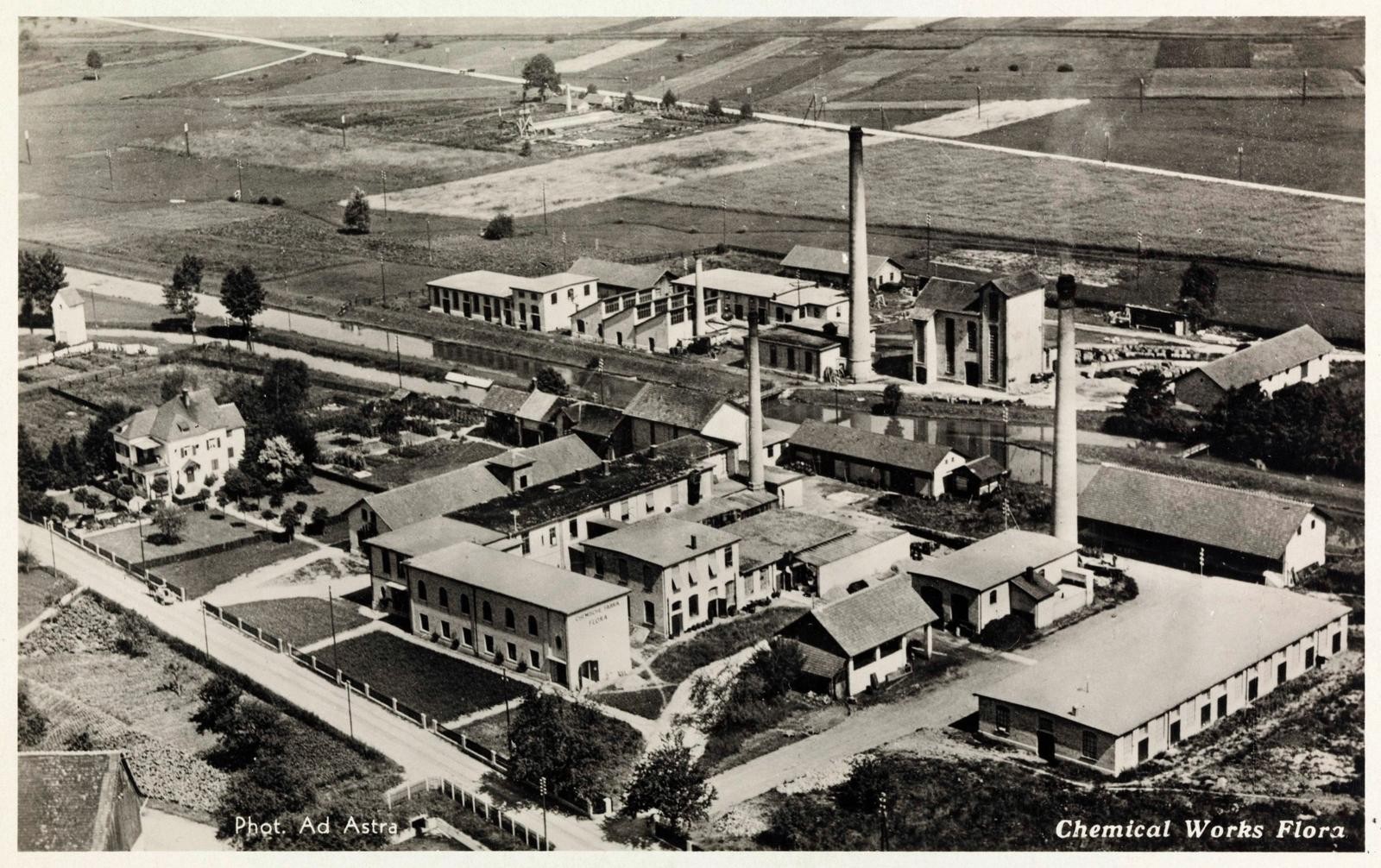Firmenareal der Chemischen Fabrik Flora AG
