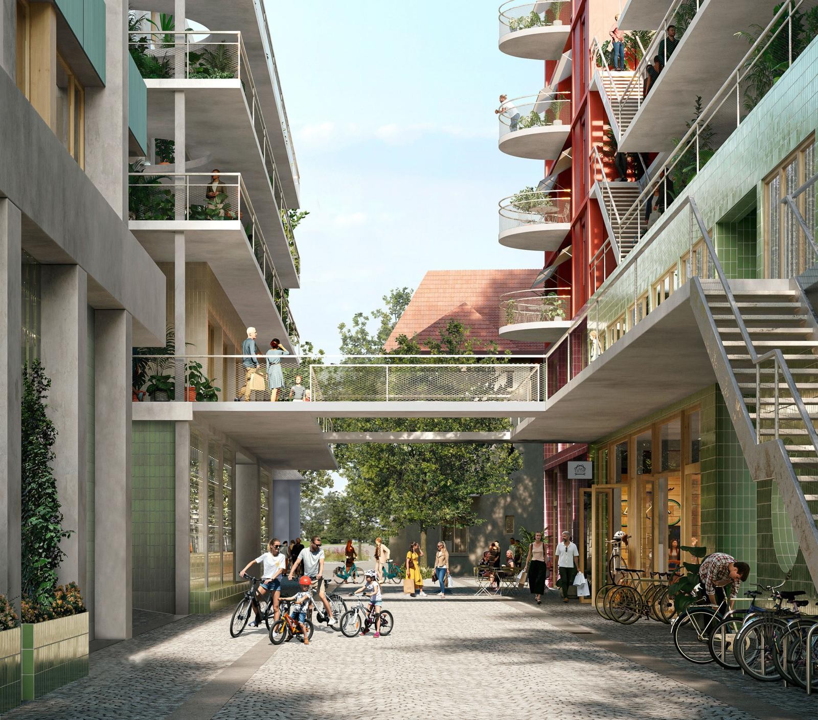 Visualisierung Überbauung Bahnhofstrasse Süd, Sursee