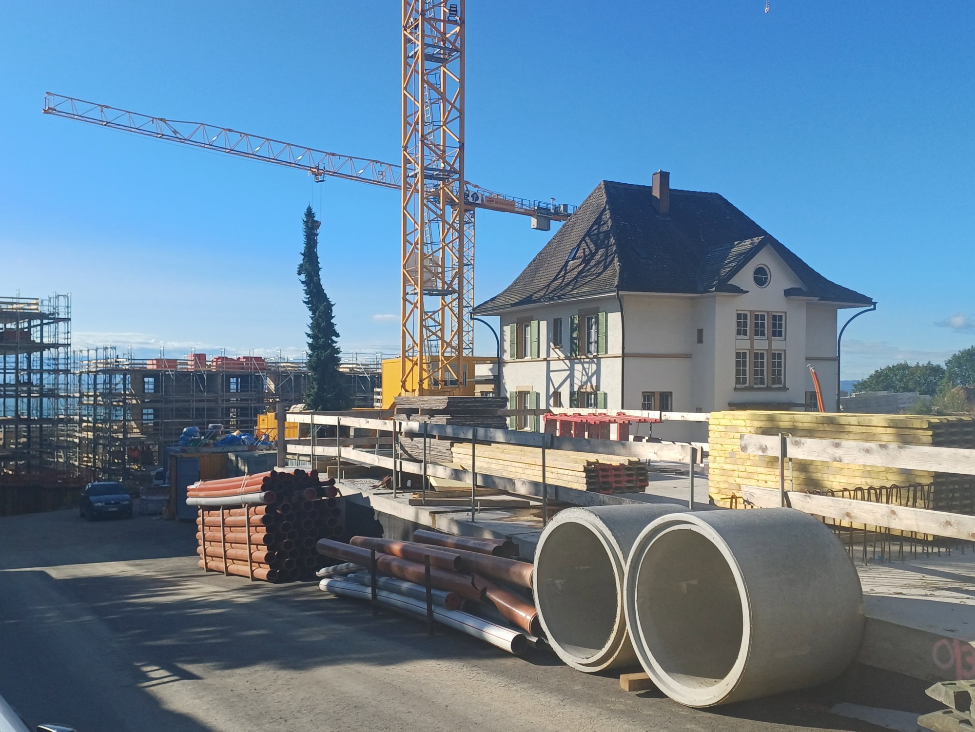 Baustelle Projekt Concept B.180 in Neuenburg