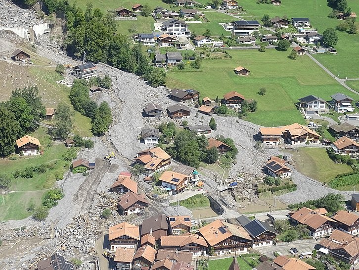 Murgang oberhalb Brienz