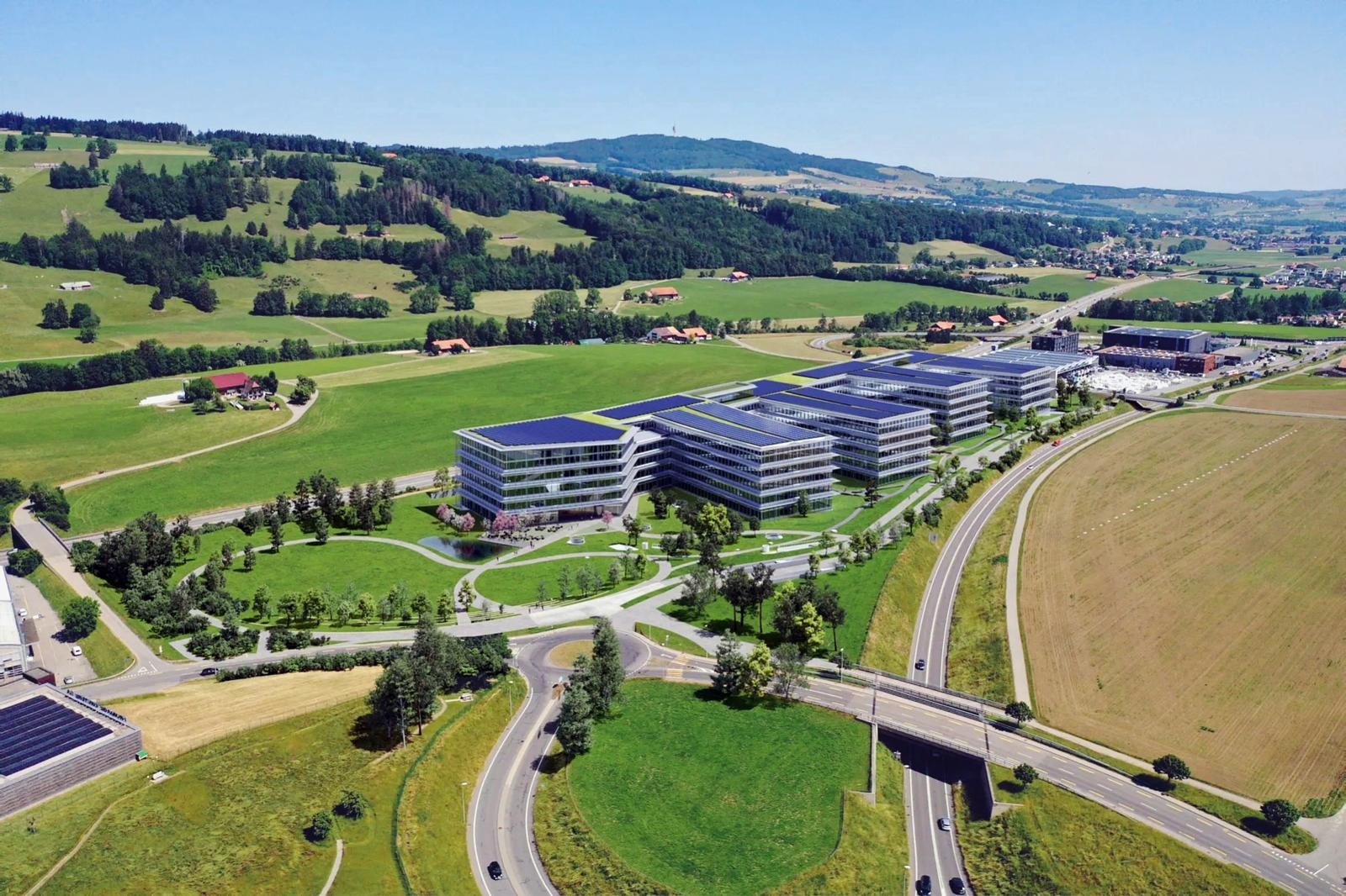 Neuer Produktionsstandort von Rolex in Bulle FR