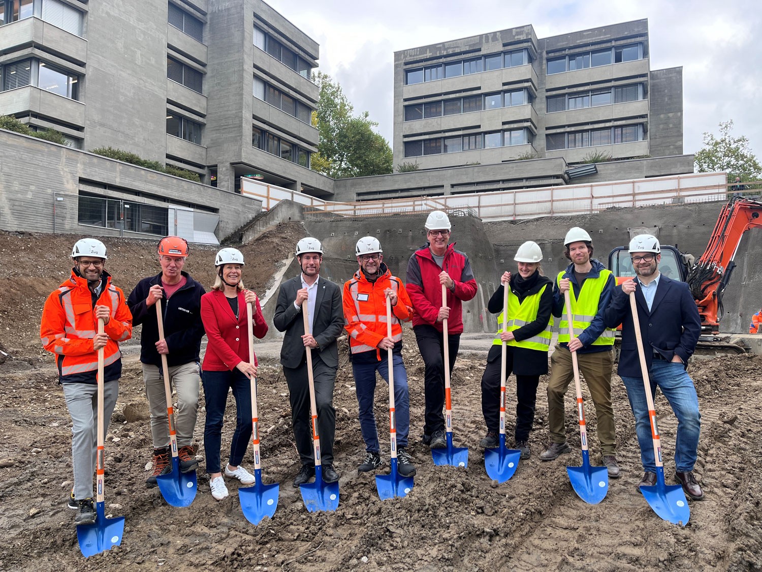 Spatenstich zur Erweiterung der Schulanlage Loreto in Zug