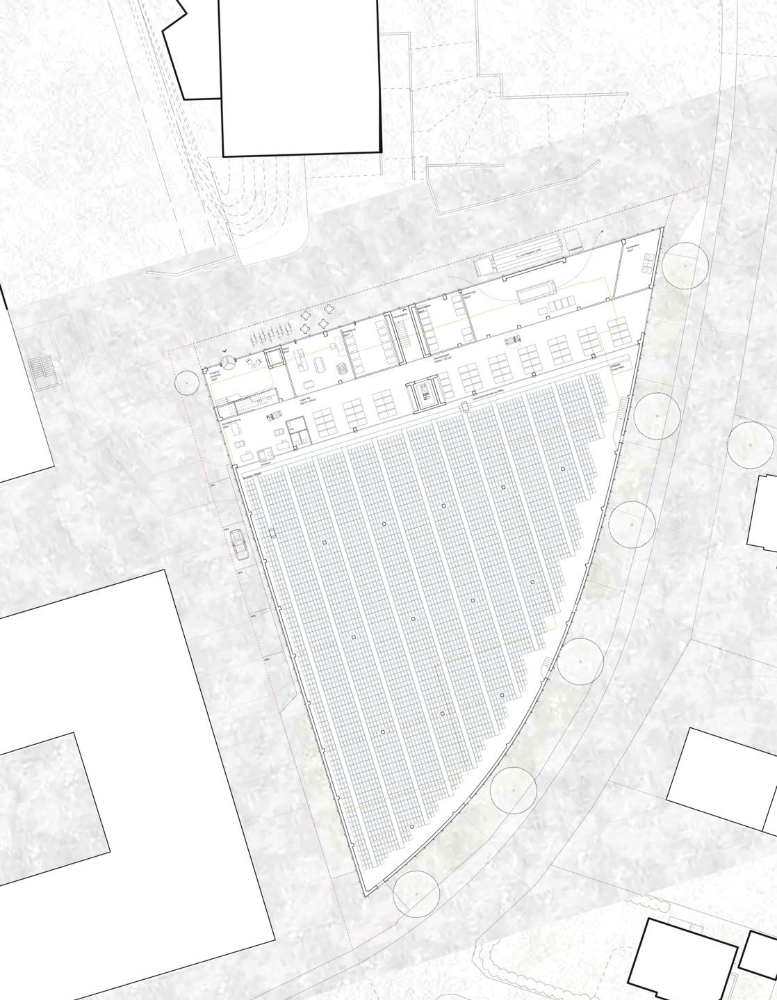 SituationNeubau Magazin Bundesarchiv Zollikofen BE Situation