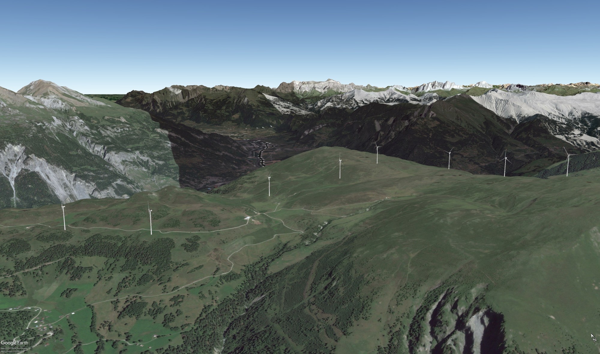 Axpo Windenergiepark Dreibündenstein