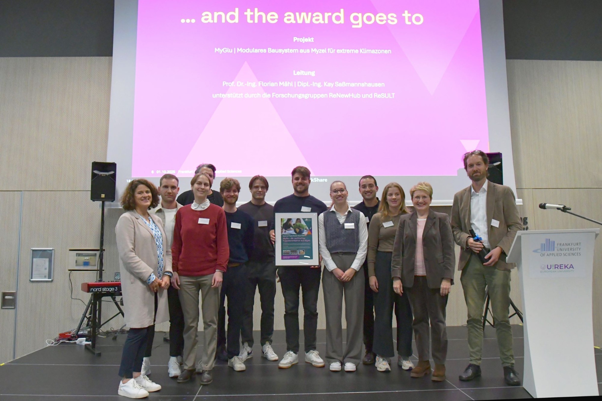 Architekturstudenten der Frankfurt UAS