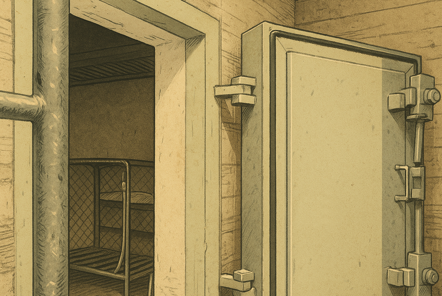 Bunkertüre (Illustration)