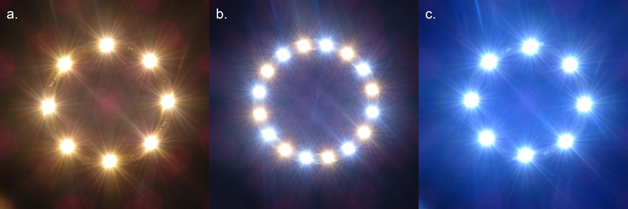 Unetschiedliche Lichttemperaturen (Collage)