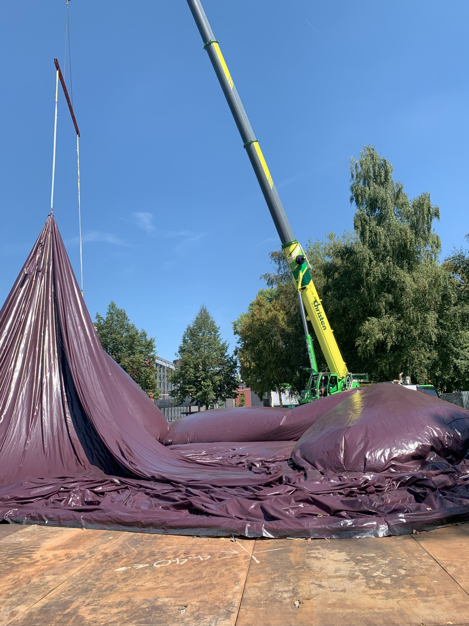 Aufbau Ark Nova im August 2025