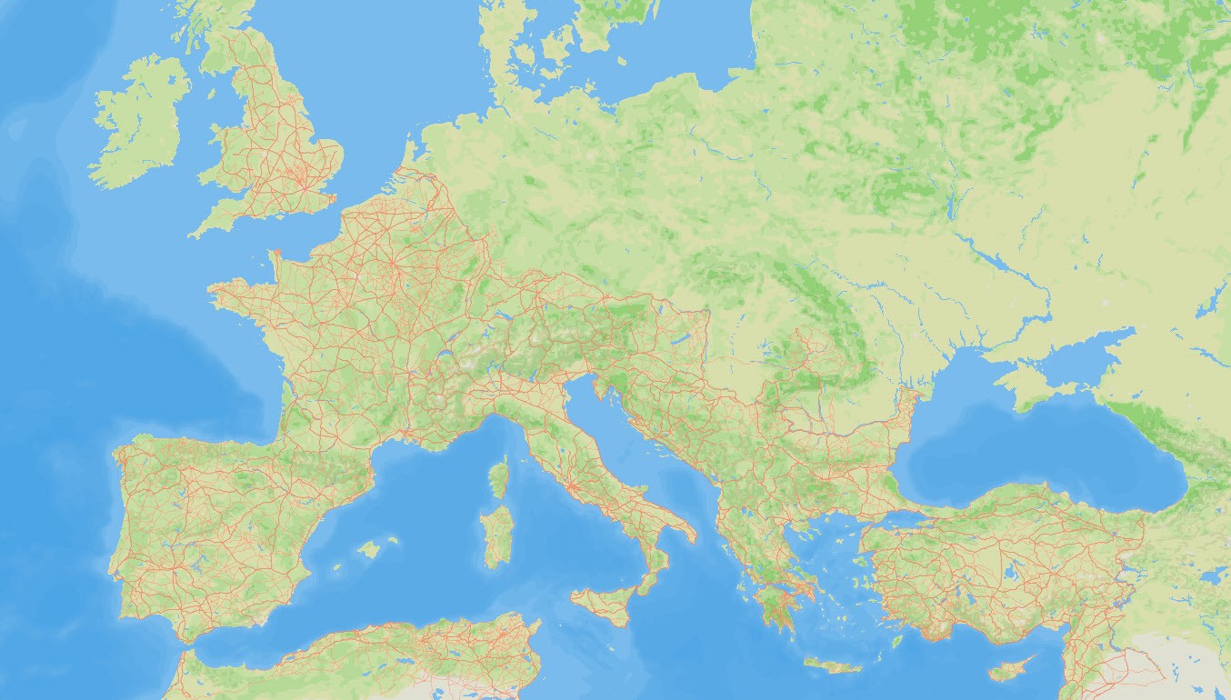 Itiner-Datensatz zeigt Karte zu römischem Strassennetz