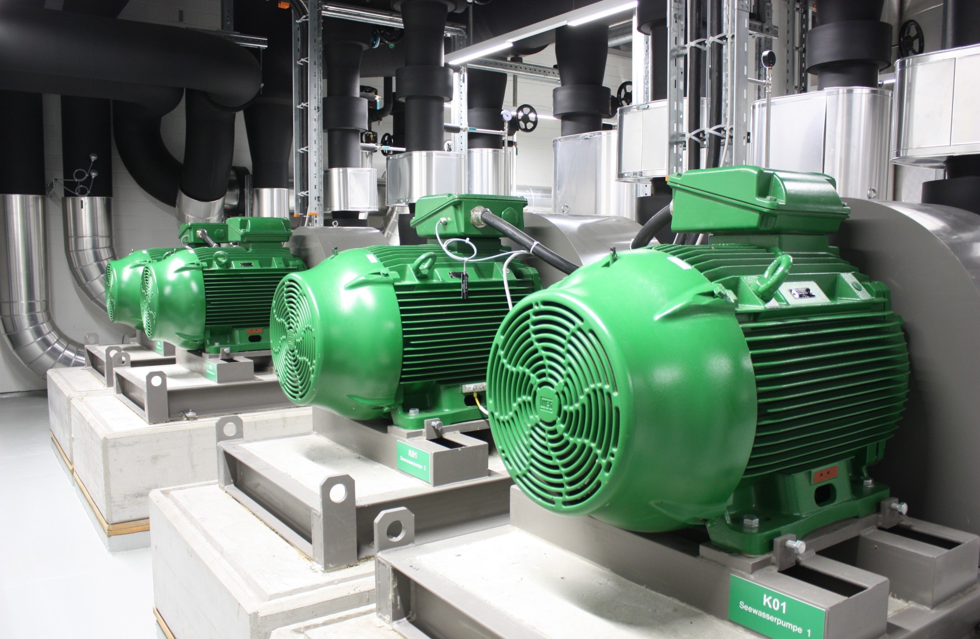 See-Energiezentrale Inseliquai in Luzern: die Seewasserfilter