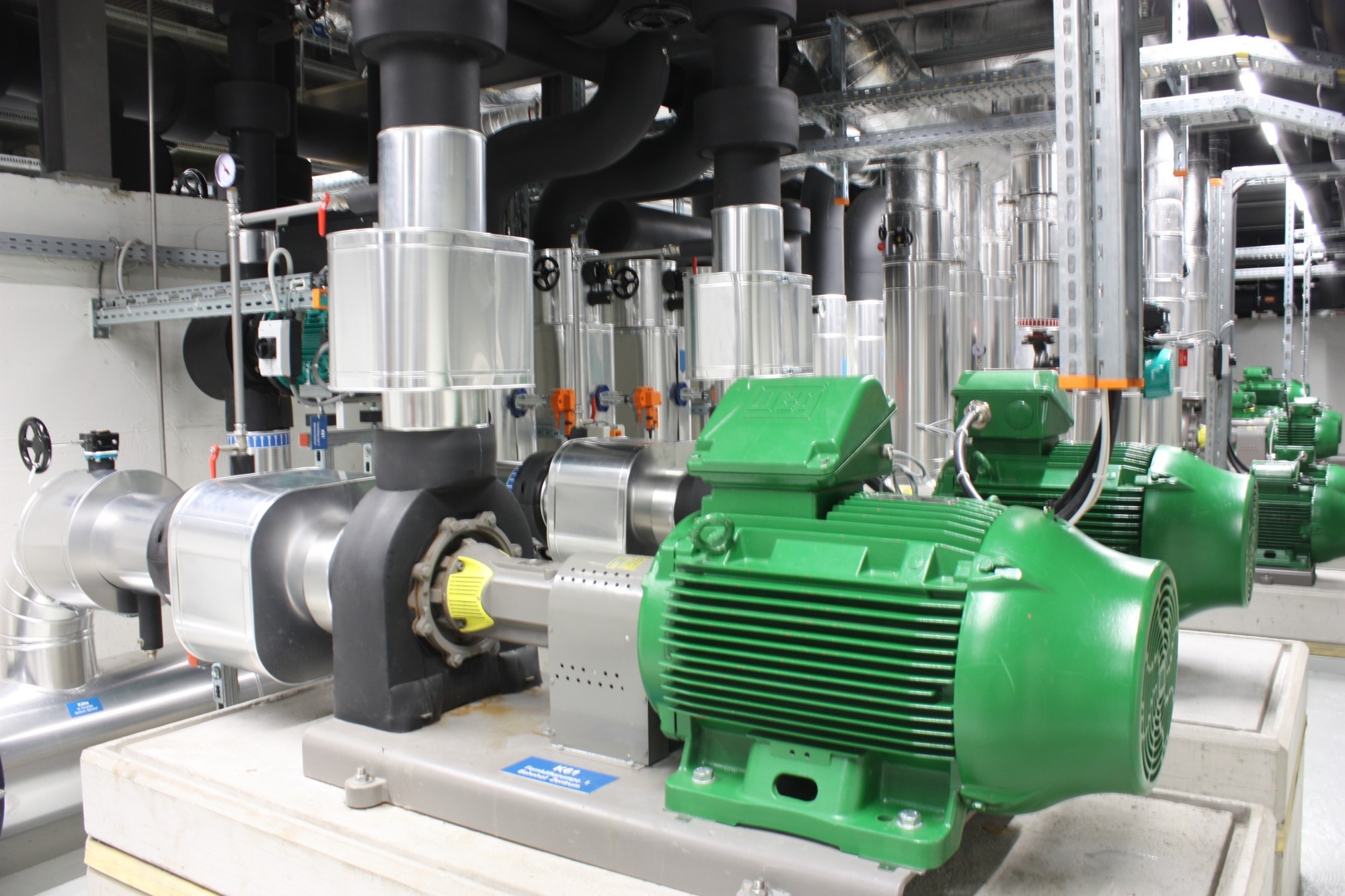 See-Energiezentrale Inseliquai in Luzern: Pumpen