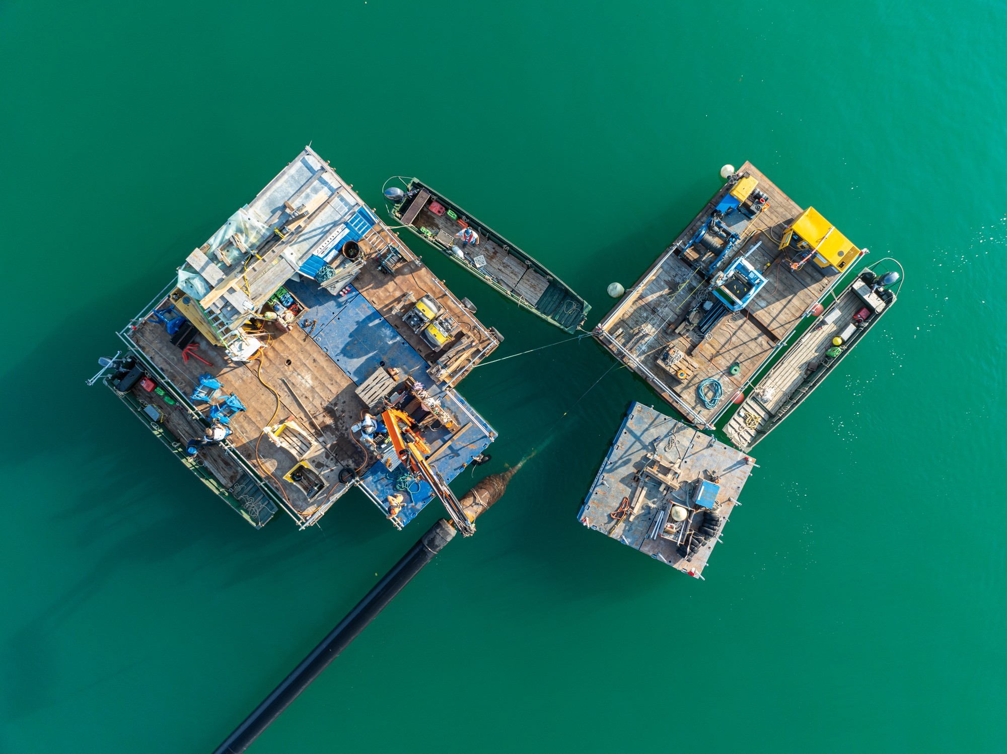 Anergieverbund Lengg in Zürich und Zollikon: Bau der Seeleitung