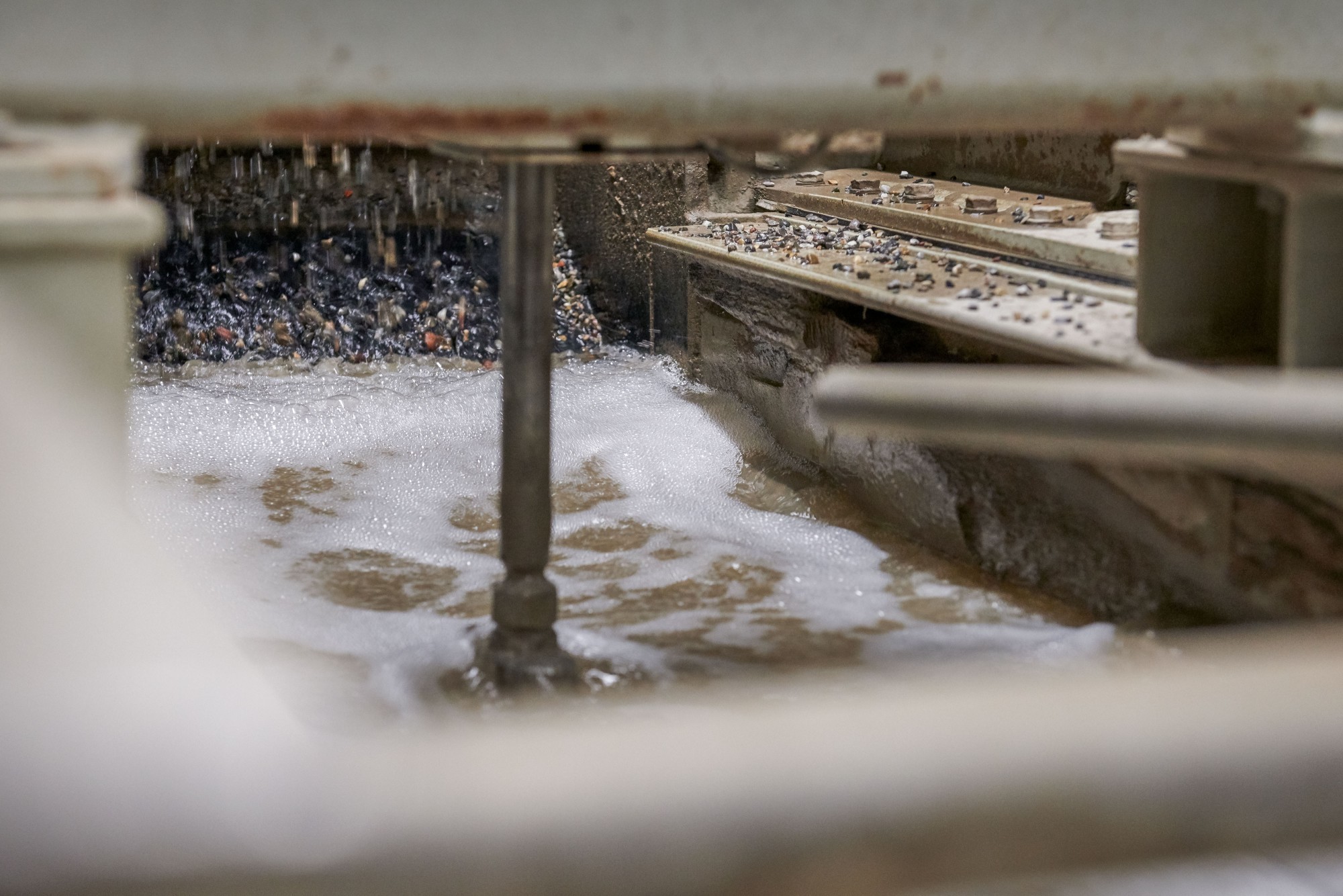 Kies- und Aushubwäsche bei der Kibag in Regensdorf