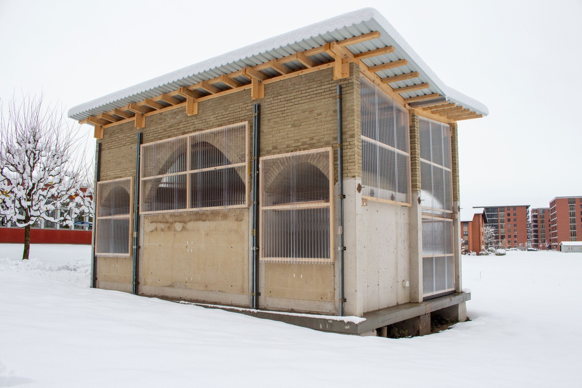 Pavillon Manal auf HSLU-Campus in Horw