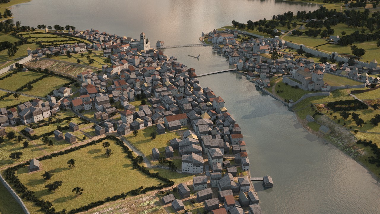 Bild 2 - Historische Stadtmodell von Zürich