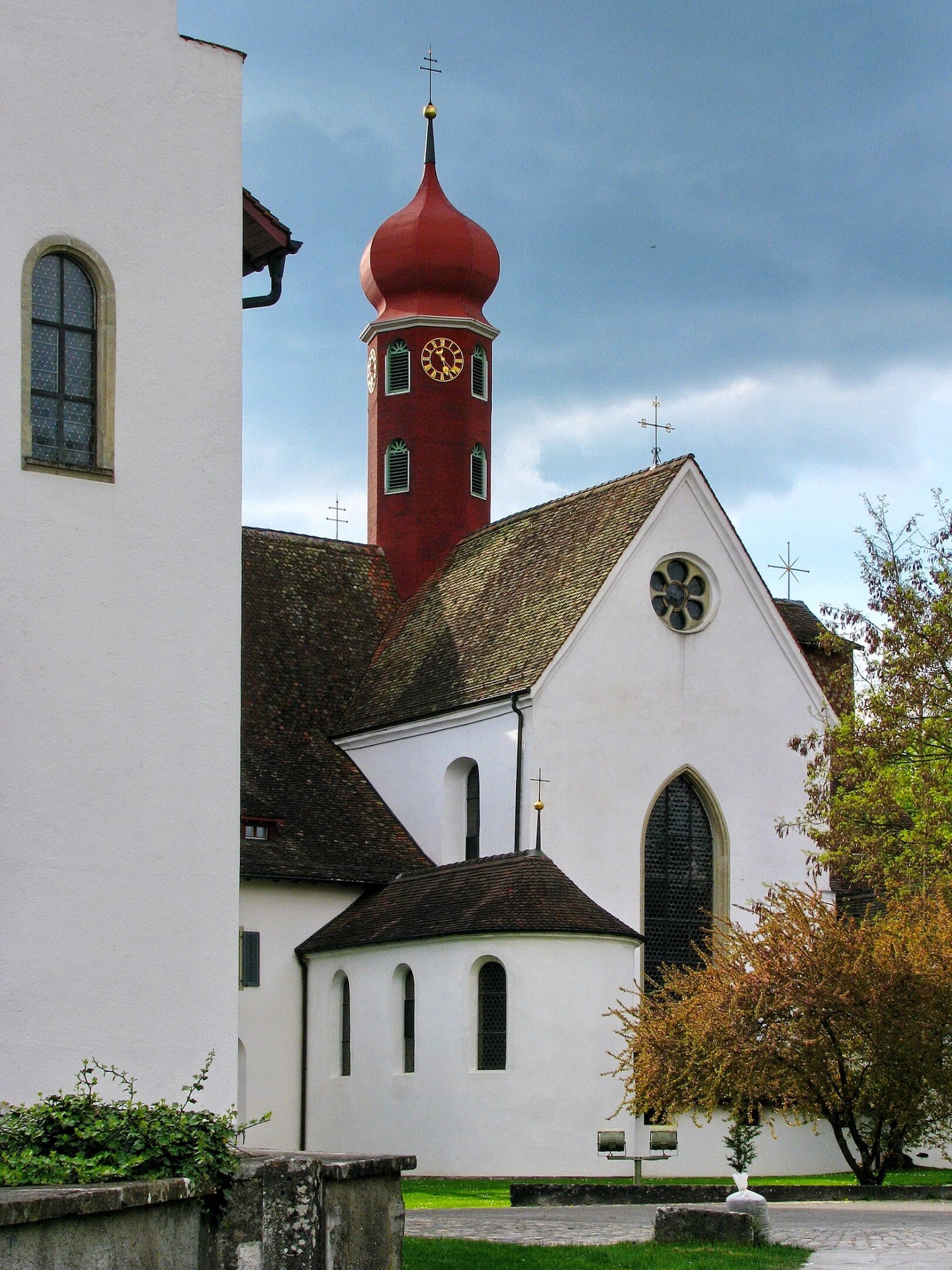 Glockenturm der Klosterkirche in Wettingen