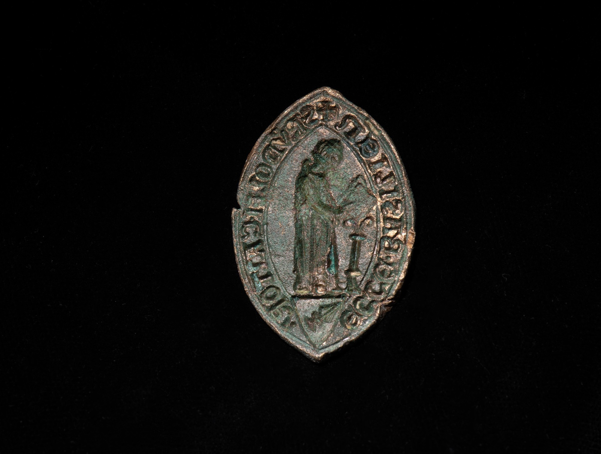 Spätmittelalterlicher Siegelstempel