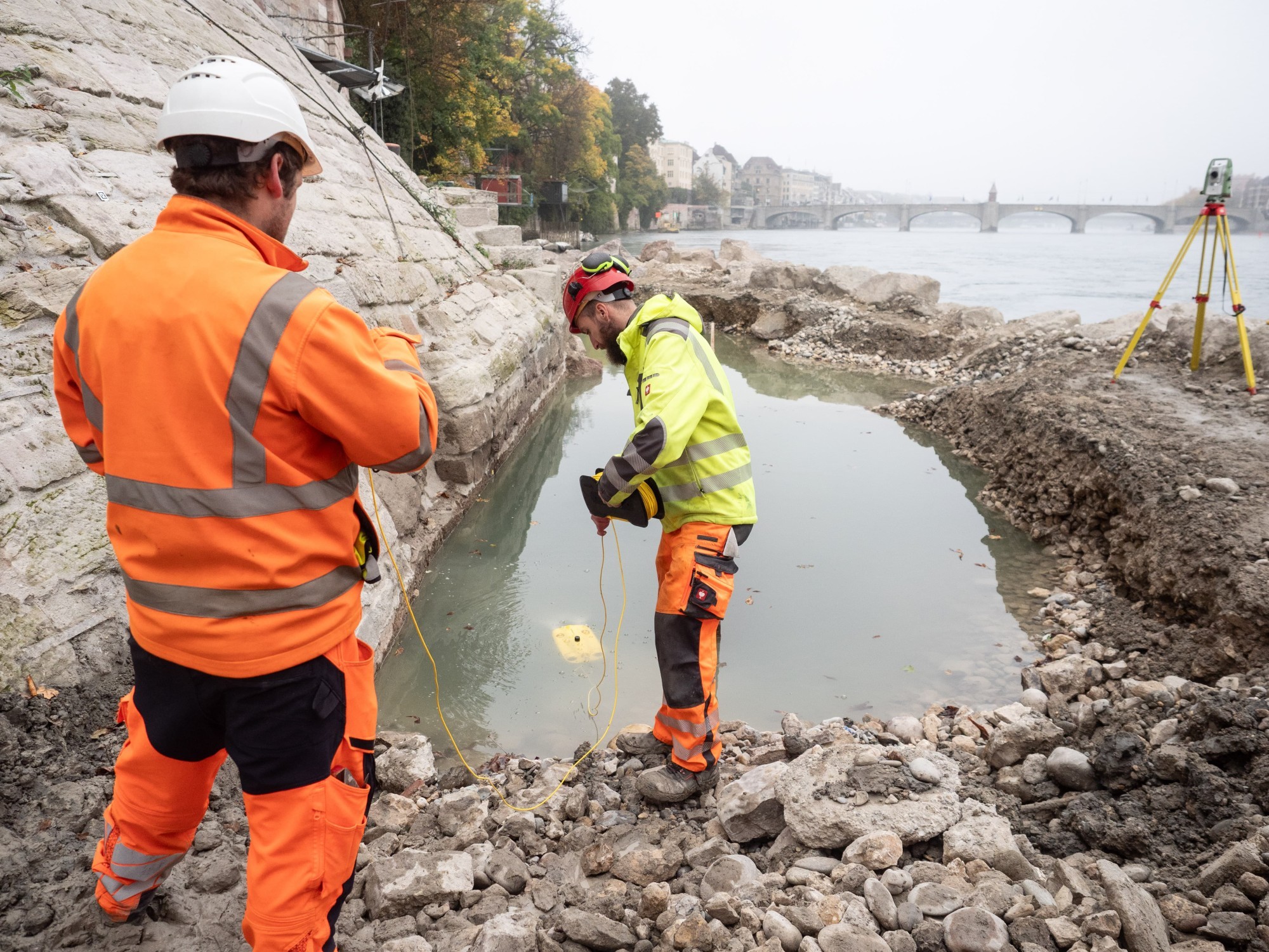 Unterwasserroboter bei der Archäologischen Bodenforschung Basel-Stadt