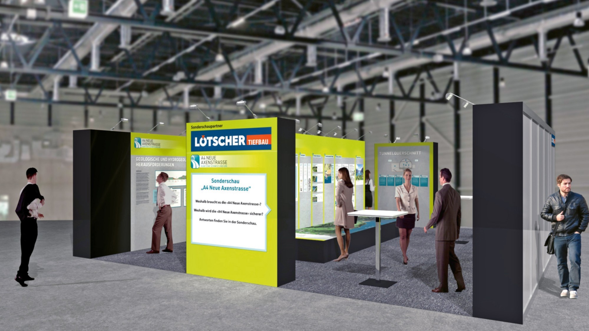 Sonderschau «A4 Neue Axenstrasse» an der Terra Solid  (Visualisierung)